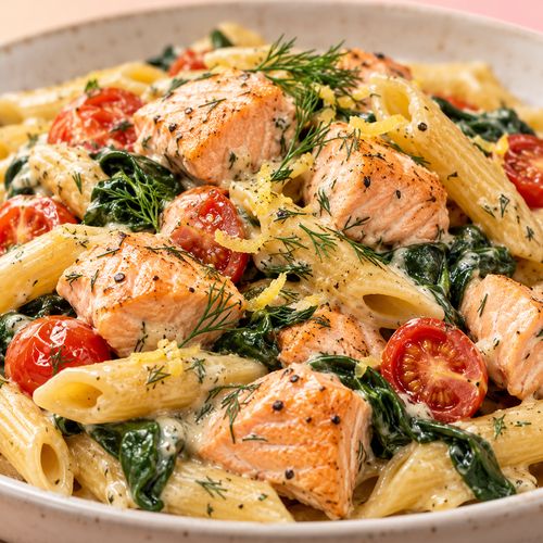 Penne s lososem
