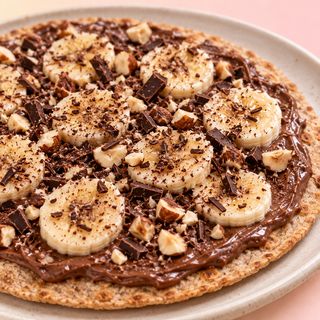 Sladká pizza s domácí „nutellou“